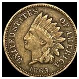 1863 Indian Head Cent LIGHTLY CIRCULATED