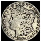 1892-S Silver Morgan Dollar LIGHTLY CIRCULATED