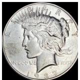 1927-D Silver Peace Dollar CLOSELY UNCIRCULATED