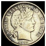1910 Barber Dime CLOSELY UNCIRCULATED