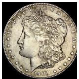 1901-S Silver Morgan Dollar CLOSELY UNCIRCULATED