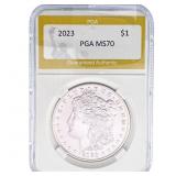 2023 Morgan Silver Dollar PGA MS70