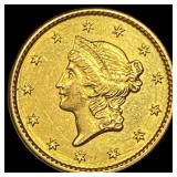 1850 Gold $1 Type 1 Liberty Head UNCIRCULATED