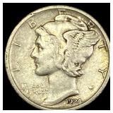 1924-S Silver Mercury Dime NEARLY  UNCIRCULATED