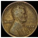 1914-D Lincoln Wheat Cent NICELY CIRCULATED