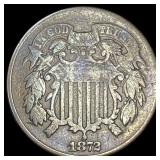 1872 Two-Cent Piece HIGH GRADE