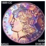 1889-CC Morgan Silver Dollar CHOICE BU
