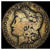 1904-S Silver Morgan Dollar NICELY CIRCULATED