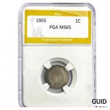 1905 Indian Head Cent PGA MS65