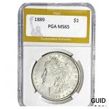 1889 Morgan Silver Dollar PGA MS65