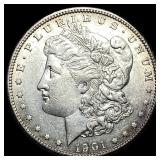 1901-S Silver Morgan Dollar CHOICE AU