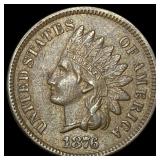 1876 Indian Head Cent CLOSELY UNCIRCULATED
