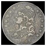 1835 Capped Bust Half Dollar NEARLY  UNCIRCULATED