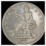 1877-S Silver Trade Dollar ABOUT UNCIRCULATED