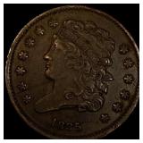 1835 Classic Head Half Cent NEARLY  UNCIRCULATED