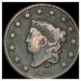 1829 Coronet Head Large Cent LIGHTLY  CIRCULATED