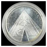 1995 Israel Silver 1 New Shekel Only 3450 Struck