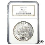 1885-O Morgan Silver Dollar NGC MS64