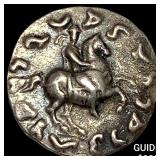 Bactria Antimachus II 174-165 BC Silver Drachm NE