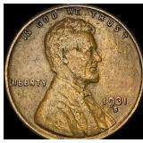 1931-S Lincoln Wheat Cent CLOSELY  UNCIRCULATED