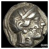 Attica Athens 393-294 AD Silver Tetradrachm NEARL