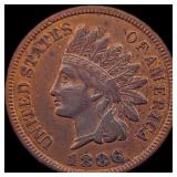 1886 Indian Head Cent NEARLY UNCIRCULATED