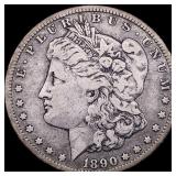 1890-CC Silver Morgan Dollar LIGHTLY  CIRCULATED
