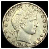 1915-D Silver Barber Half Dollar UNCIRCULATED