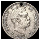 1883 Hawaii Silver 10 Cents HIGH GRADE