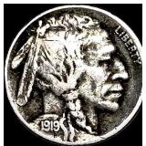 1919-S Buffalo Nickel LIGHTLY CIRCULATED