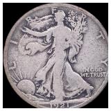 1921-D Walking Liberty Half Dollar LIGHTLY  CIRCU