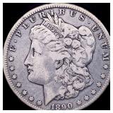 1890-CC Silver Morgan Dollar LIGHTLY  CIRCULATED