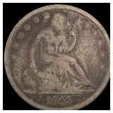 1845-O Seated Liberty Half Dollar NICELY  CIRCULA