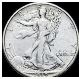 1919-S Silver Walking Liberty Half Dollar  NEARLY