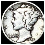 1942-D Mercury Dime NICELY CIRCULATED