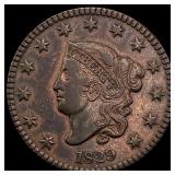 1829 Coronet Head Large Cent CHOICE AU