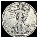 1927-S Walking Liberty Half Dollar ABOUT  UNCIRCU