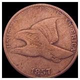 1857 Flying Eagle Cent LIGHTLY CIRCULATED
