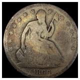 1866-S Seated Liberty Half Dollar NICELY  CIRCULA