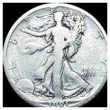 1921-S Silver Walking Liberty Half Dollar  LIGHTL