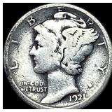 1921 Silver Mercury Dime LIGHTLY CIRCULATED