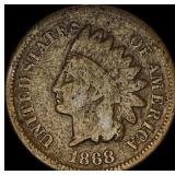 1868 Indian Head Cent NICELY CIRCULATED