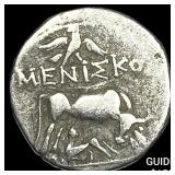 Illyria 260-167/98BC Silver Drachm NEARLY UNCIRCU