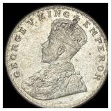 1919 India Silver 1 Rupee UNCIRCULATED