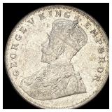 1919 India Silver 1 Rupee UNCIRCULATED