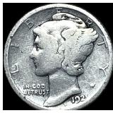 1921 Silver Mercury Dime NICELY CIRCULATED