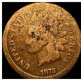 1872 Indian Head Cent NICELY CIRCULATED