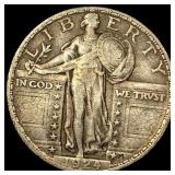 1924 Standing Liberty Silver Quarter NEARLY  UNCI