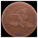 1858 Flying Eagle Cent LIGHTLY CIRCULATED