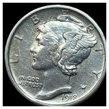 1918-S Silver Mercury Dime UNCIRCULATED
